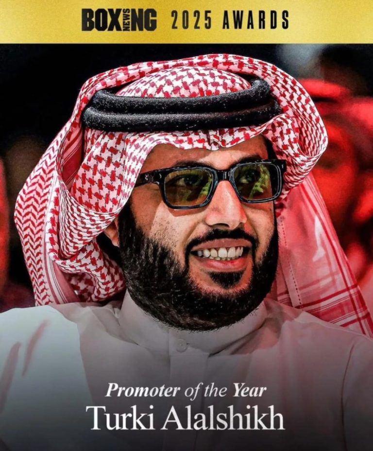 تركي آل الشيخ يحصد لقب “Promoter of the Year” لعام 2025