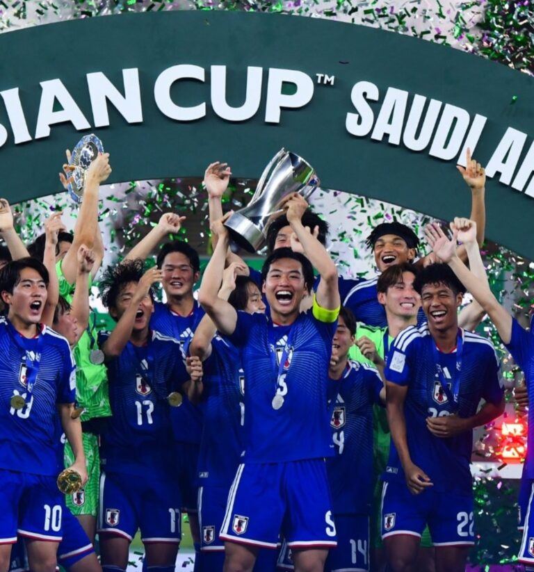 اليابان تتوج بلقب كأس آسيا تحت 23 عامًا 2026 بعد فوزها على الصين 4-0